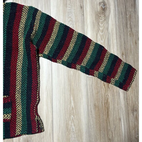 Baja Joe Mexican Surfer Skater Poncho Hoodie Sweater - Men Small - Picture 10 of 16